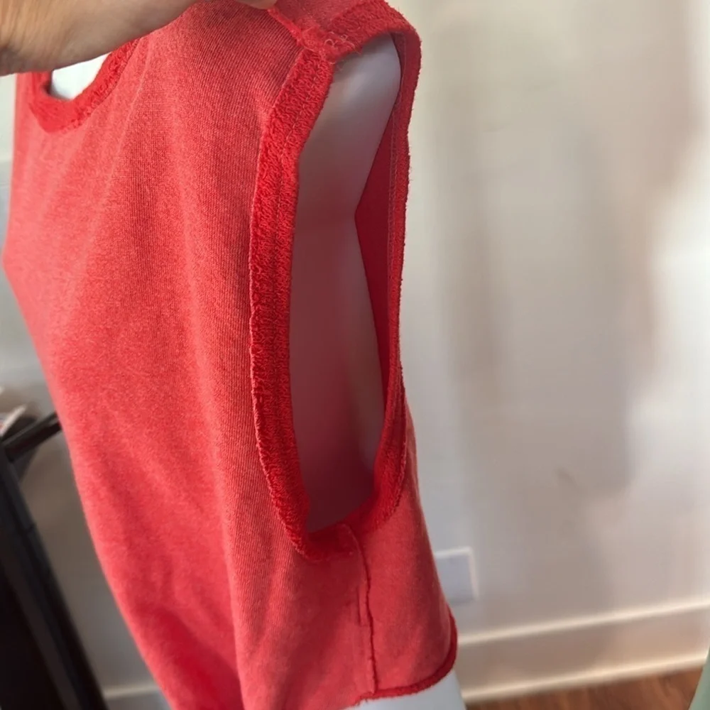 FREE PEOPLE Fresh To Def Pullover Red XS FP Movement Sweatshirt Top